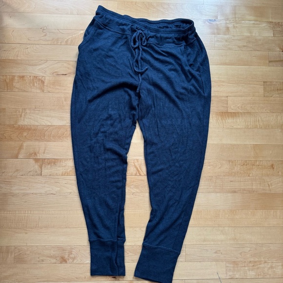 Navy Blue Women's Jogger Pants - Picture 9 of 10